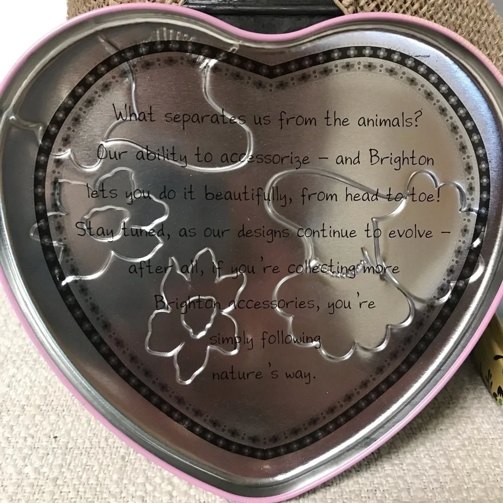 Brighton Heart Shaped Tin